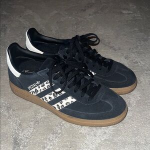 Adidas Spezial Black White and Brown Sneakers